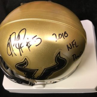 South Florida Bulls Nate Allen Autographed Mini Helmet