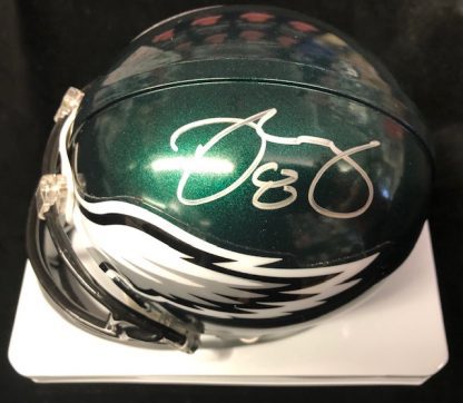 Philadelphia Eagles Donnie Jones Autographed Mini Helmet