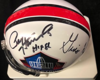 NFL HOF Hornung / Marchetti Autographed Mini Helmet