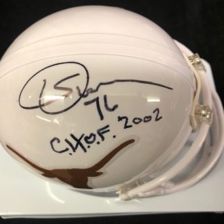 Texas Longhornes Jerry Sisemore Autographed Mini Helmet