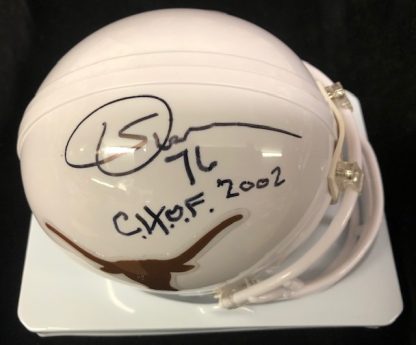 Texas Longhornes Jerry Sisemore Autographed Mini Helmet