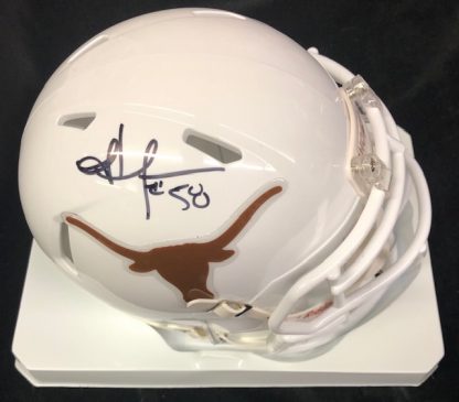 Texas Longhornes Jordan Hicks Autographed Mini Helmet