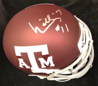 Texas A&M Aggies William Thomas Autographed Mini Helmet