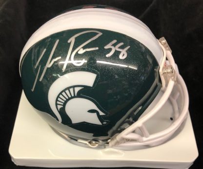 Michigan State Spartans Ike Reese Autographed Mini Helmet