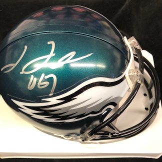 Philadelphia Eagles Jamaal Jackson Autographed Mini Helmet