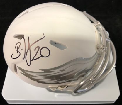 brian dawkins autographed helmet