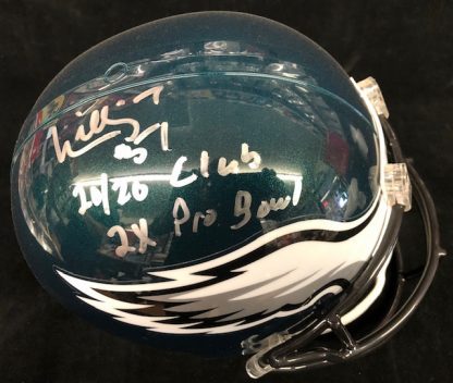 Philadelphia Eagles Willie Thomas Autographed Full Size Hellmet