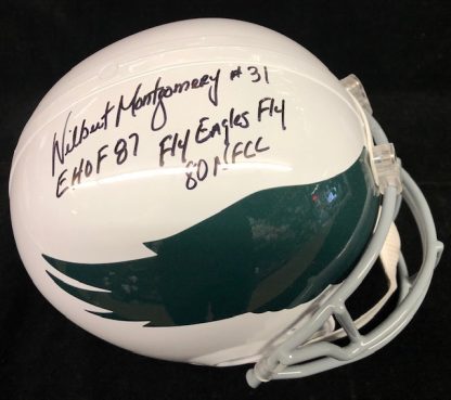 Philadelphia Eagles Wilbert Montgomery Autographed Full Size Helmet
