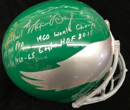 Philadelphia Eagles Maxie Baughan Autographed Full Size Helmet