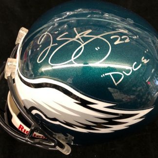 Philadelphia Eagles Duce Staley Autographed Full Size Helmet