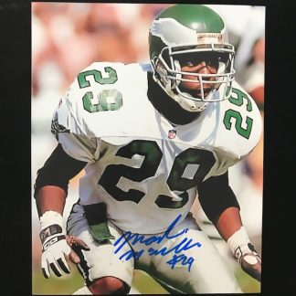 Philadelphia Eagles Mark McMillian Autographed  8 x 10