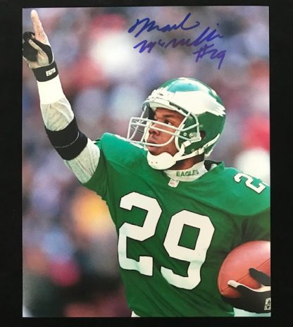 Philadelphia Eagles Mark McMillian Autographed 8 x 10