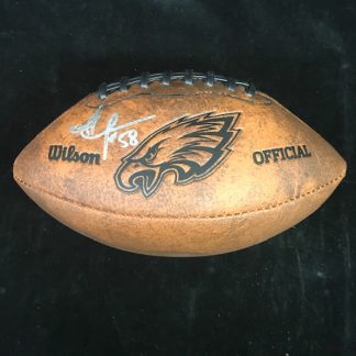 Philadelphia Eagles Jordan Hicks Autographed Mini Football