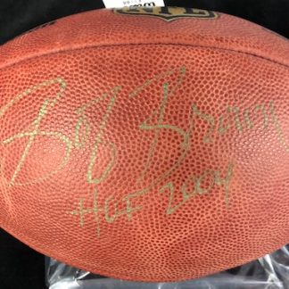 Philadelphia Eagles Bob Brown Autographed Football