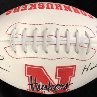 Nebraska Cornhuskers Fryar / Rozier Autographed Football