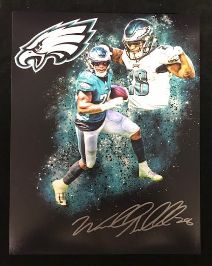 Philadelphia Eagles Wendell Smallwood Autographed 11x14 Photo