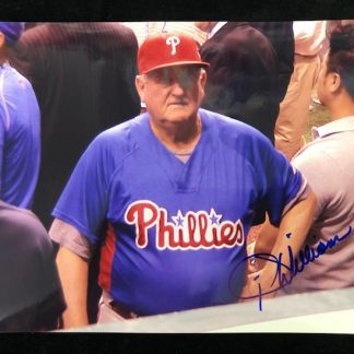 Philadelphia Phillies Jimy Williams Autographed 8x10 Photo