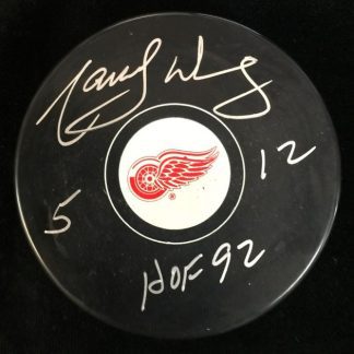 Detroit Red Wings Marcel Dionne Autographed Puck