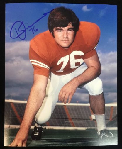 Texas Jerry Sisemore Autographed Photo