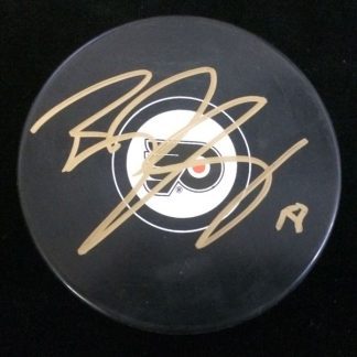 Philadelphia Flyers RJ Umberger Autographed Puck