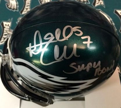 Philadelphia Eagles Dannell Ellerbe Autographed Mini Helmet