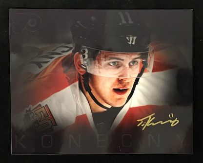 Philadelphia Flyers Travis Konecny Autographed 8x10 Photo
