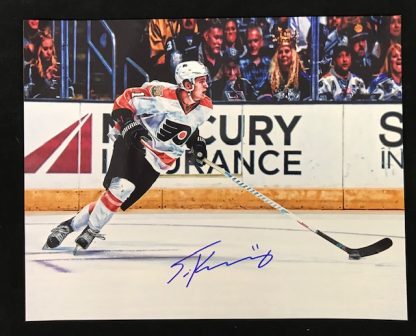 Philadelphia Flyers Travis Konecny Autographed 8x10 Photo