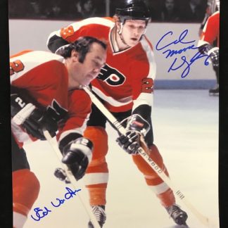 Philadelphia Flyers Andre Dupont / Ed Vam Impe Autographed 8x10 Photo