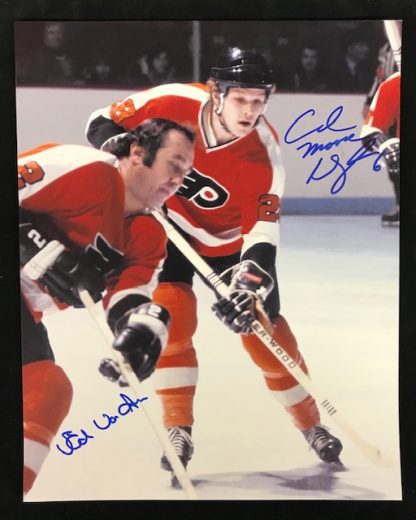 Philadelphia Flyers Andre Dupont / Ed Vam Impe Autographed 8x10 Photo