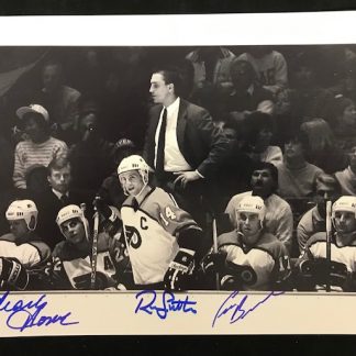 Philadelphia Flyers Craig Berube / Mark Howe / Ron Sutter Autographed 8x10 Photo