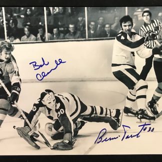 Philadelphia Flyers Bernie Parent / Bobby Clarke Autographed 8x10 Photo