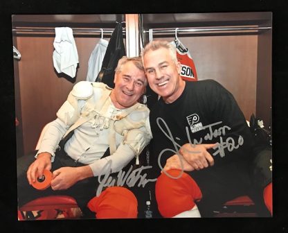 Philadelphia Flyers Jim and Joe Watson Autographed 8x10 Photo