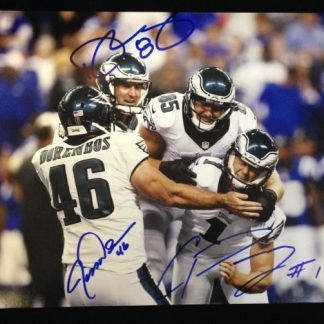 Philadelphia Eagles Parkey, Jones & Dorenbos Autographed Photo