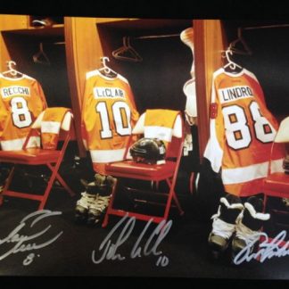 Philadelphia Flyers Recchi, LeClair & Lindros Autographed Photo
