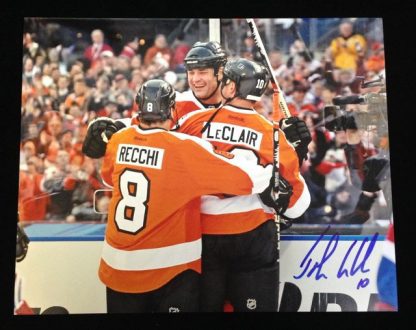 Philadelphia Flyers John LeClair Autographed Photo