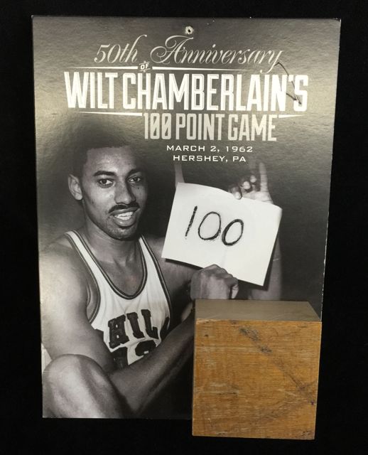 Wilt Chamberlain 76ers Basketball 4x6 Game Photo Picture Card