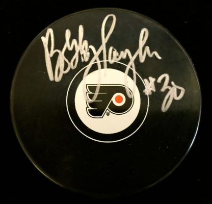 Philadelphia Flyers Bobby Taylor Autographed Puck