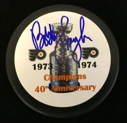 Philadelphia Flyers Bobby Taylor Autographed Puck