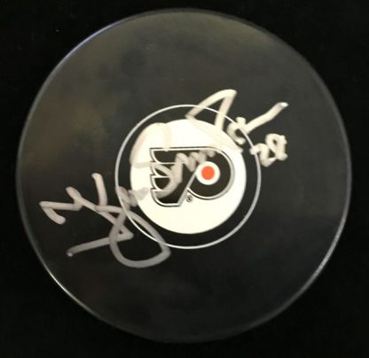 Philadelphia Flyers Kjell Samuelsson Autographed Puck