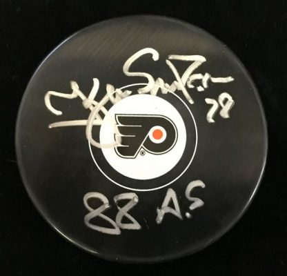 Philadelphia Flyers Kjell Samuelsson Autographed Puck