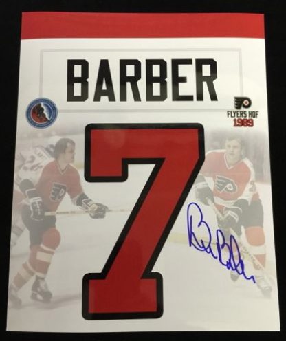 Philadelphia Flyers Bill Barber Autographed Photo