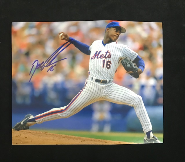 Autographed Dwight “Doc” Gooden #10 New York Mets Road Career