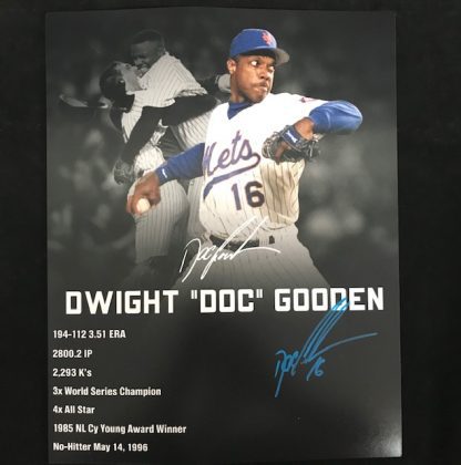 New York Mets Dwight Gooden Autographed 11 x 14