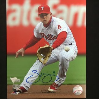 Philadelphia Phillies Scott Kingery Autographed 8 x 10
