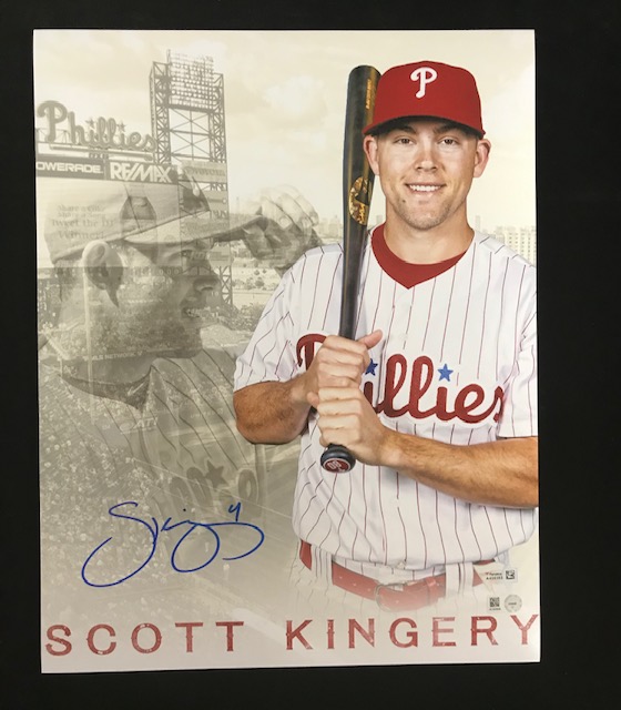 Philadelphia Phillies Scott Kingery Autographed 11 x 14 - Carls Cards &  Collectibles