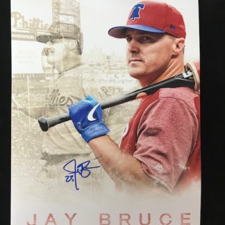 Philadelphia Phillies Jay Bruce Autographed 11 x 14
