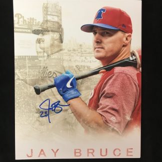 Philadelphia Phillies Jay Bruce Autographed 8 x 10