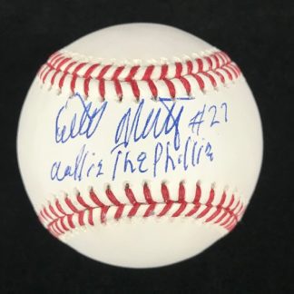 Philadelphia Phillies Willie Montanez Autographed ball