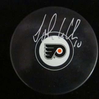 Philadelphia Flyers John LeClair Autographed Puck