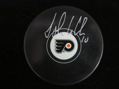 Philadelphia Flyers John LeClair Autographed Puck